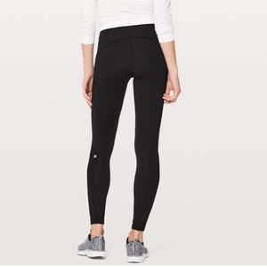 🖤 EUC Lululemon Fast as Fleece Leggings 28" Full-Length Size 6 in Black